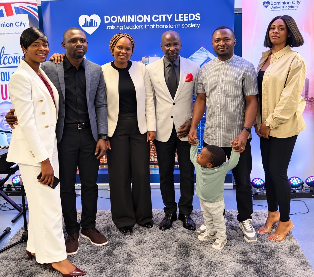 A family at Dominion City Leeds