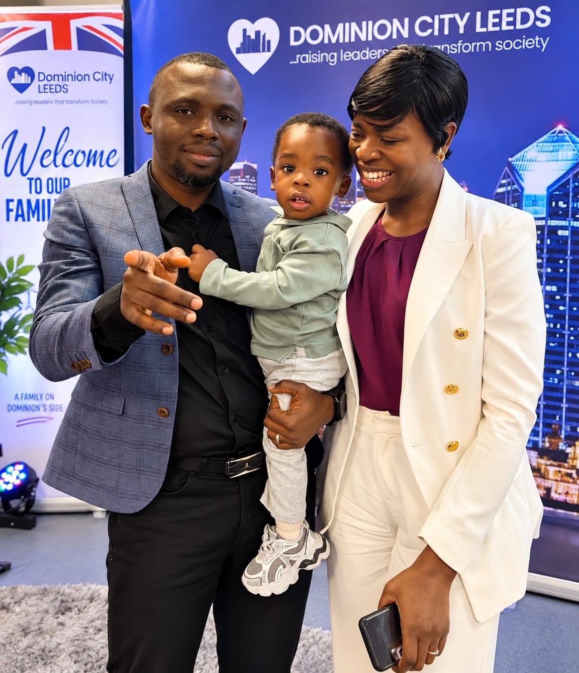A family welcomed at Dominion City Leeds